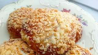 Пышные булочки со сгущенкой по бабушкиному рецепту / Flauschige süße Brötchen