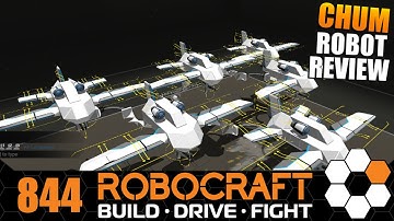 Robocraft Chum Robot Review RED ARROWS yelkcarb