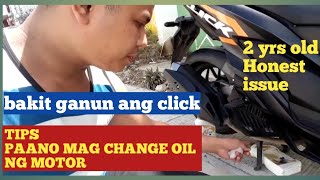 honda click125i change oil
