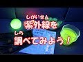 【科学実験】紫外線を調べてみよう!【あっとほうむ】