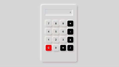 Neumorphism Calculator with HTML and CSS | Working Calculator JS | Calculator With JavaScript