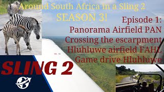 Season 3 Part 1 Departure at Panorama airfield PAN | crossing the escarpment | Hluhluwe airport FAHL by Cruise Ships & VFR Flights, explore the world ! 177 views 3 months ago 9 minutes, 21 seconds