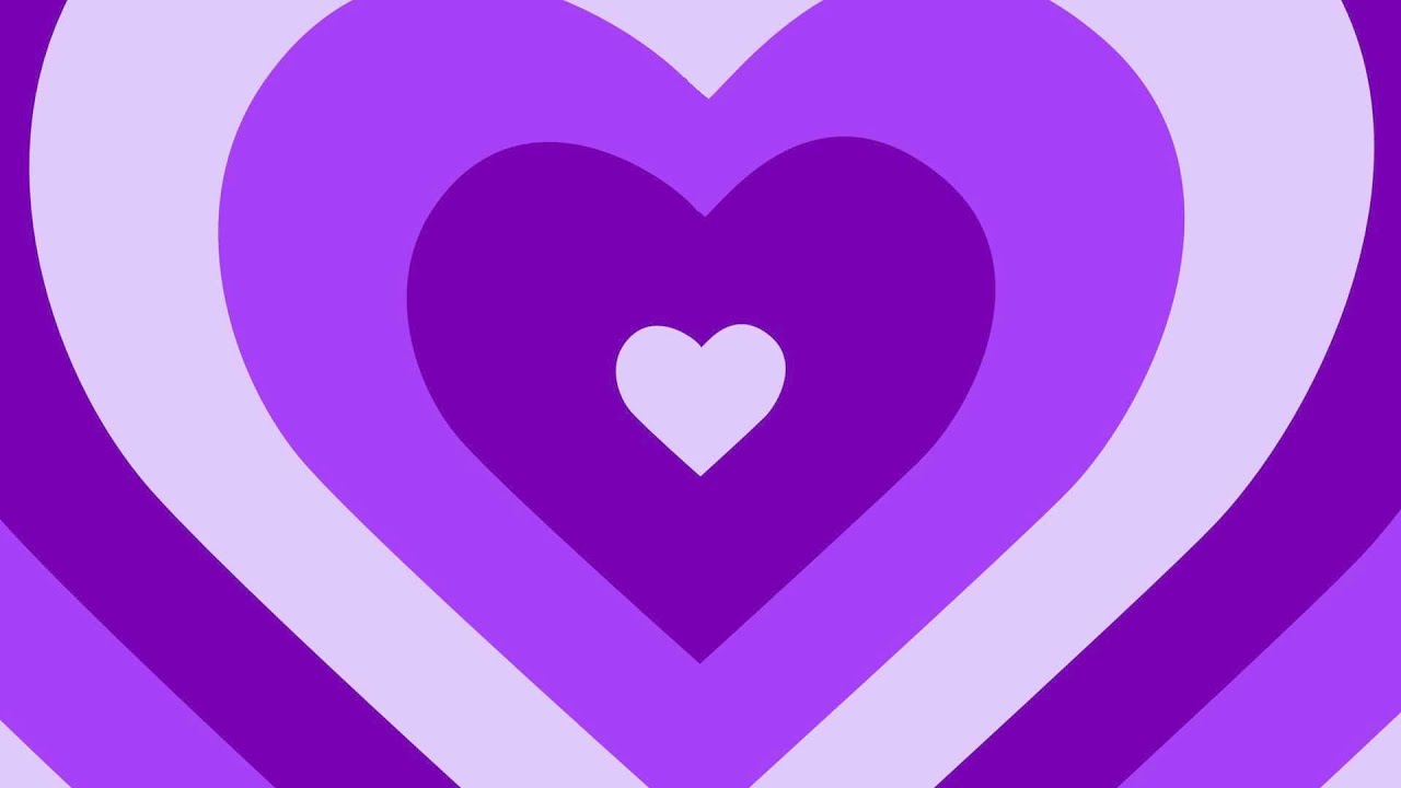 Heart background - Free Background Loops - background video love - Purple  Heart Scene - [30 minutes] - YouTube
