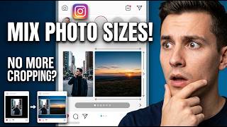 How to Post Vertical and Horizontal Photos Together on Instagram Update