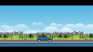 Анимация движущегося автомобиля / машины с помощью HTML и CSS