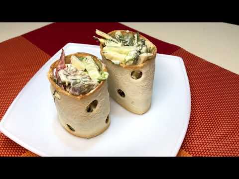 Video: Salad In Bread Cups