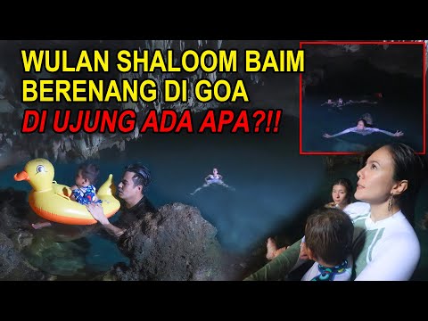 WULAN SHALOOM BAIM BERENANG DI GOA. DI UJUNG ADA APAAA? !!