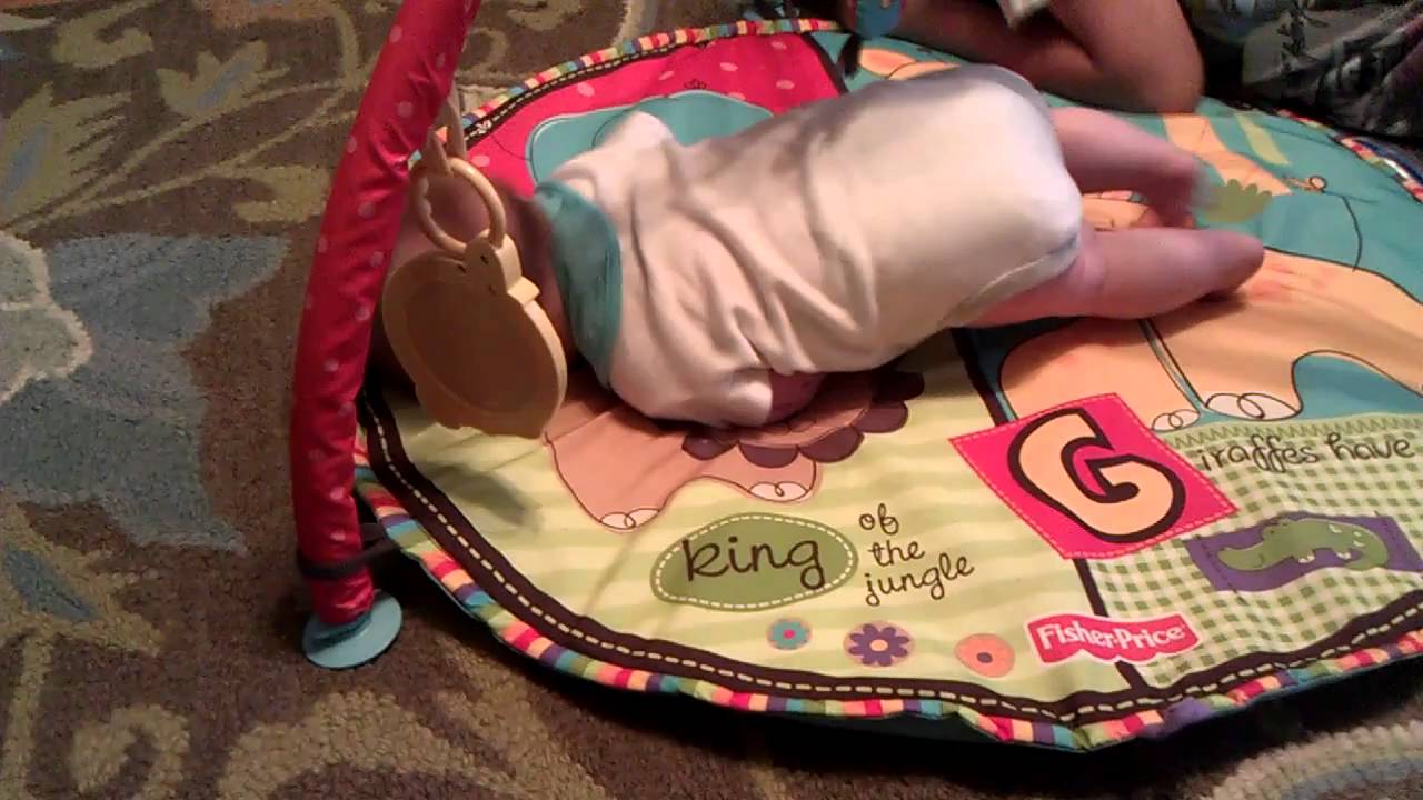 Sammy rolls from tummy to back! YouTube