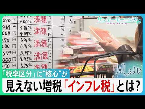 物価高が引き起こす見えない増税「インフレ税」とは？歴史的賃上げラッシュ・「税率区分」に“核心”が　【サンデーモーニング】｜TBS NEWS DIG