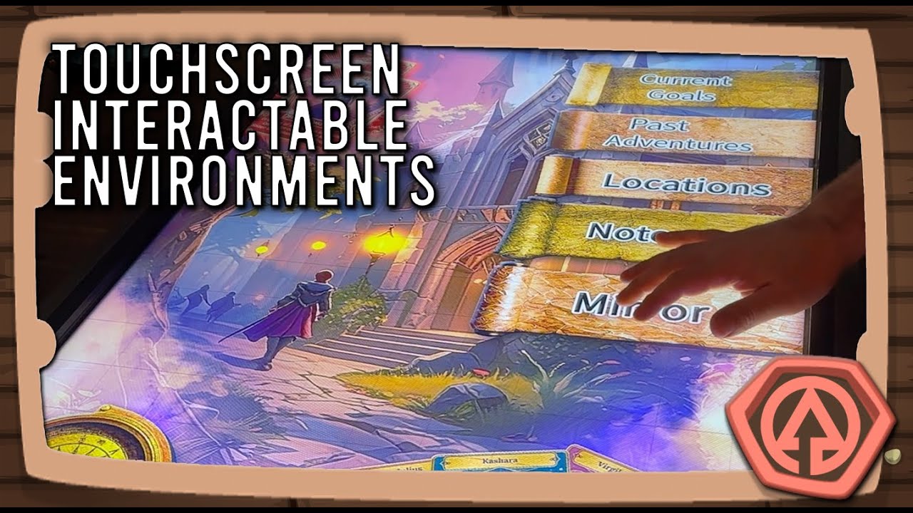 Interactable Touchscreen Interactable Environments | Level Up Crafting | Land of ...