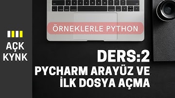 // ÖRNEKLERLE PYTHON DERSLERİ // Ders:2   PyCharm kurulumu, Arayüzü ve İlk Proje Sayfası Açma