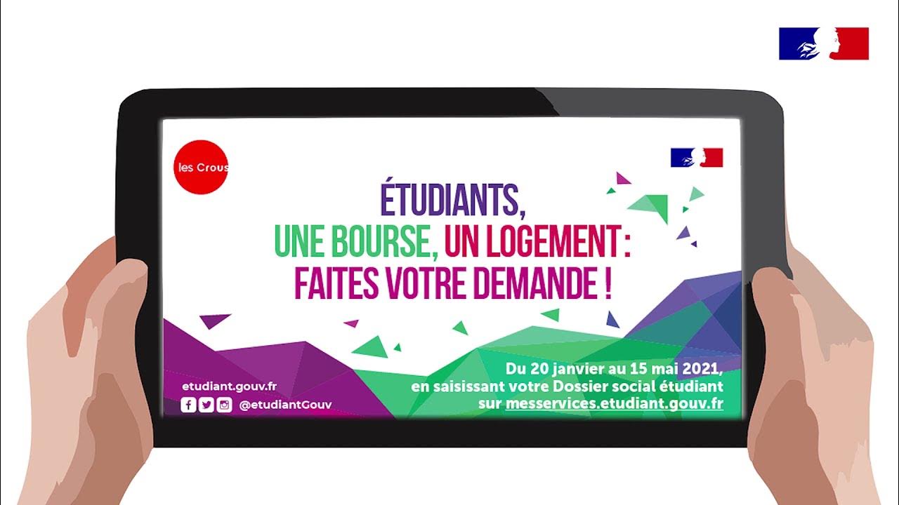 Tuto pour bien faire sa demande de bourse et/ou de logement en résidence Crous (DSE) YouTube