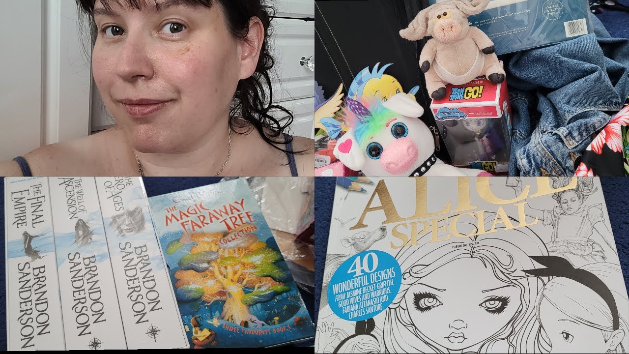 ASMR Charity Shop Haul    Lofi  whispering tapping scratching etc !