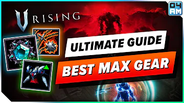 V Rising 1.0 ULTIMATE Best in Slot Weapon, Armor & Jewel Guide to Dominate The Endgame!