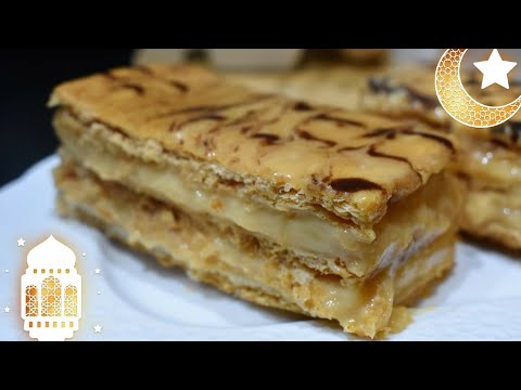 recette-mille-feuilles-traditionnel-à-la-tunisienne-كيفية-تحضير-ميلفاي-تونسي-بطرقة-سهلة