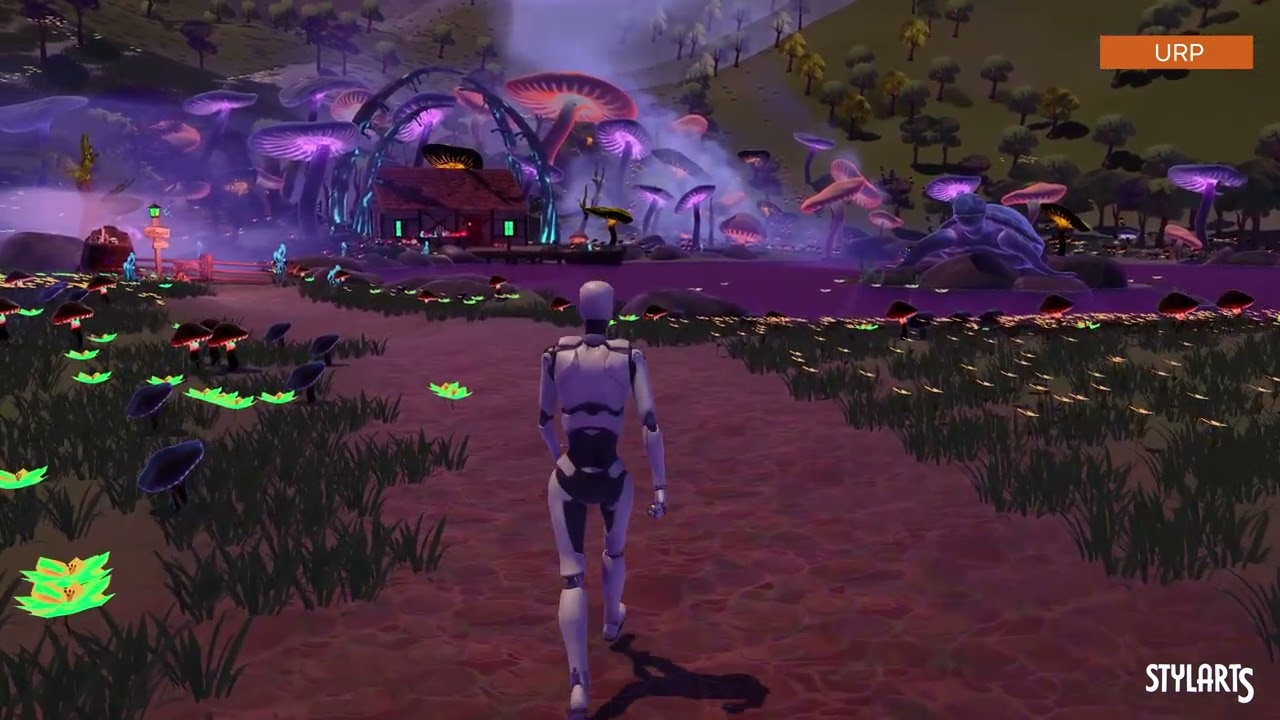 Stylized Halloween Village, video preview 20