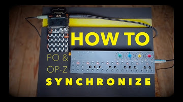 OP-Z & Pocket Operator Sync Tutorial