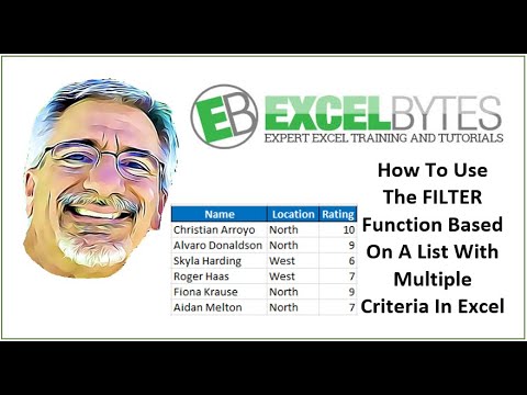 How To Use The FILTER Function Based On A List With Multiple Criteria ...