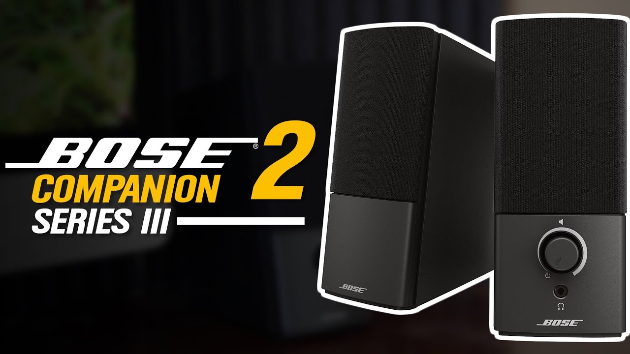 Bose® Companion® 2 Series III multimedia speakers review