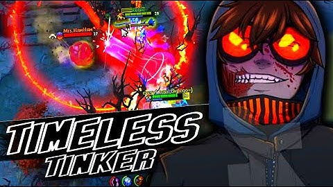 EPIC TIMELESS TINKER LOOK AT THE HAND SPEED | DOTA 2 TINKER GAMEPLAY