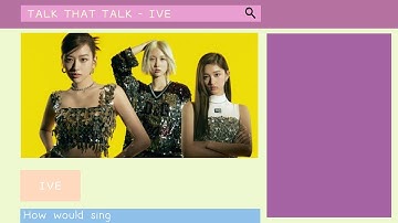 How would IVE sing 