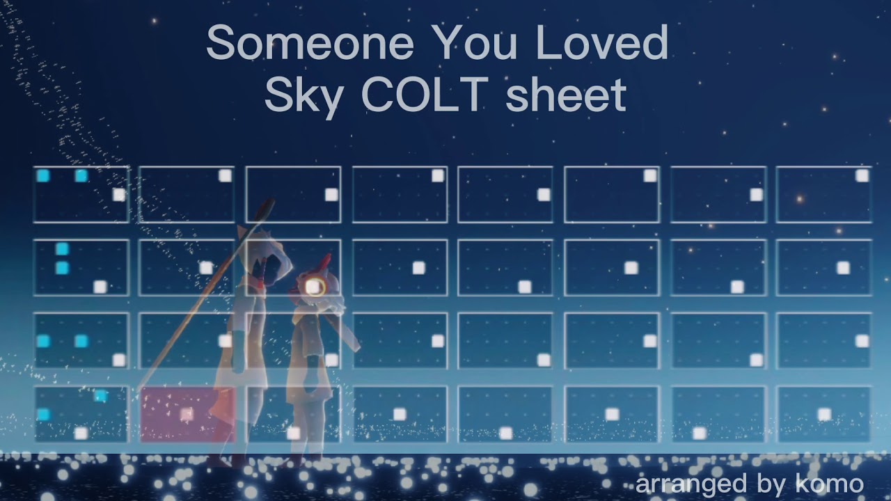 Someone You Loved - Lewis Capaldi [Sky COLT sheet] - YouTube
