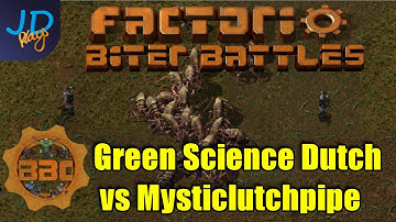 Factorio PvP Biter Battles ⚙️ BBChampions ⚙️ Green Science Dutch vs Mysticlutchpipe