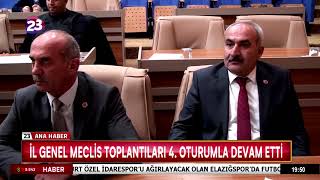 İL GENEL MECLİS TOPLANTILARI 4. OTURUMLA DEVAM ETTİ