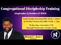 Congregational Discipleship Training | Bryan C. Jones, Senior Minister