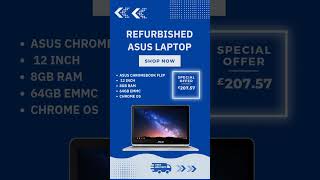 Refurbished ASUS Chromebook Flip C302 Intel Core M7 6Y75 8GB 64GB eMMC Laptop