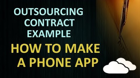 Outsourcing Contract Template (for your app) - www.TheAppDream.com