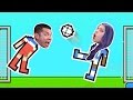 "IN MY OWN NET" Soccer Physics - Husband Vs Wife