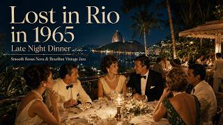 "Lost in Rio in 1965" - Smooth Bossa Nova | FOR LATE NIGHT DINNER 🍷