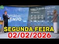 Previsão do Tempo para 02/02/2026 | Jornal Hoje