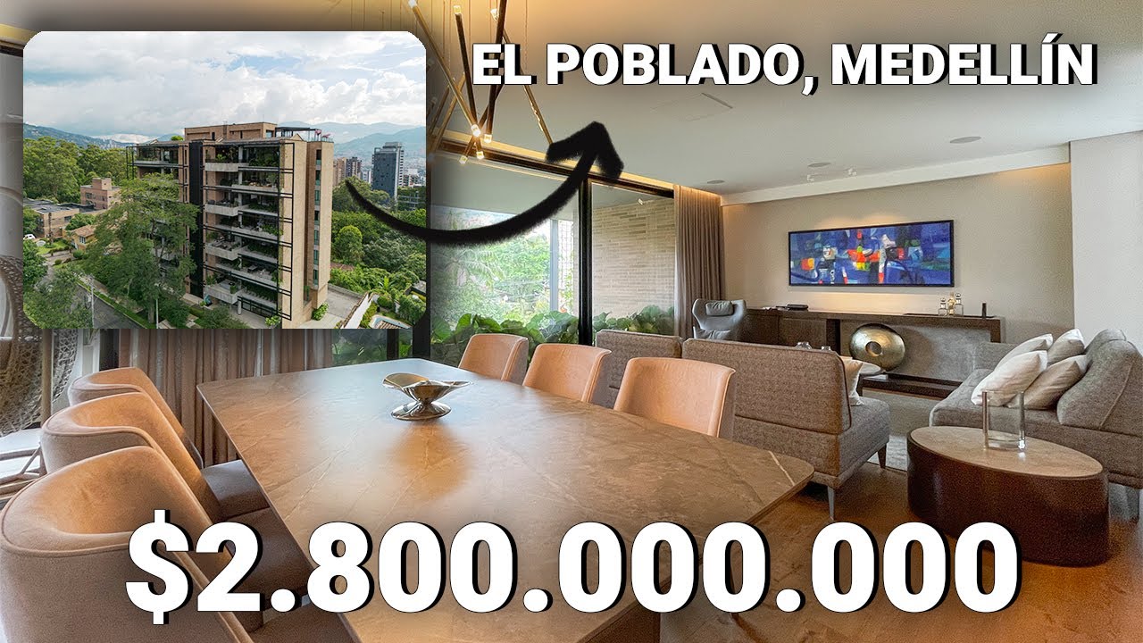 APARTAMENTO de LUJO en venta, EL POBLADO, Medellín.