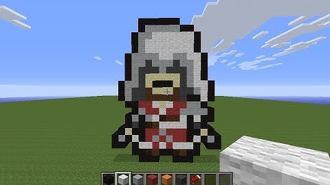 Minecraft Pixel Art: Ezio Tutorial