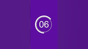10 second timer countdown video indigo and blue violet portrait video 🕒️