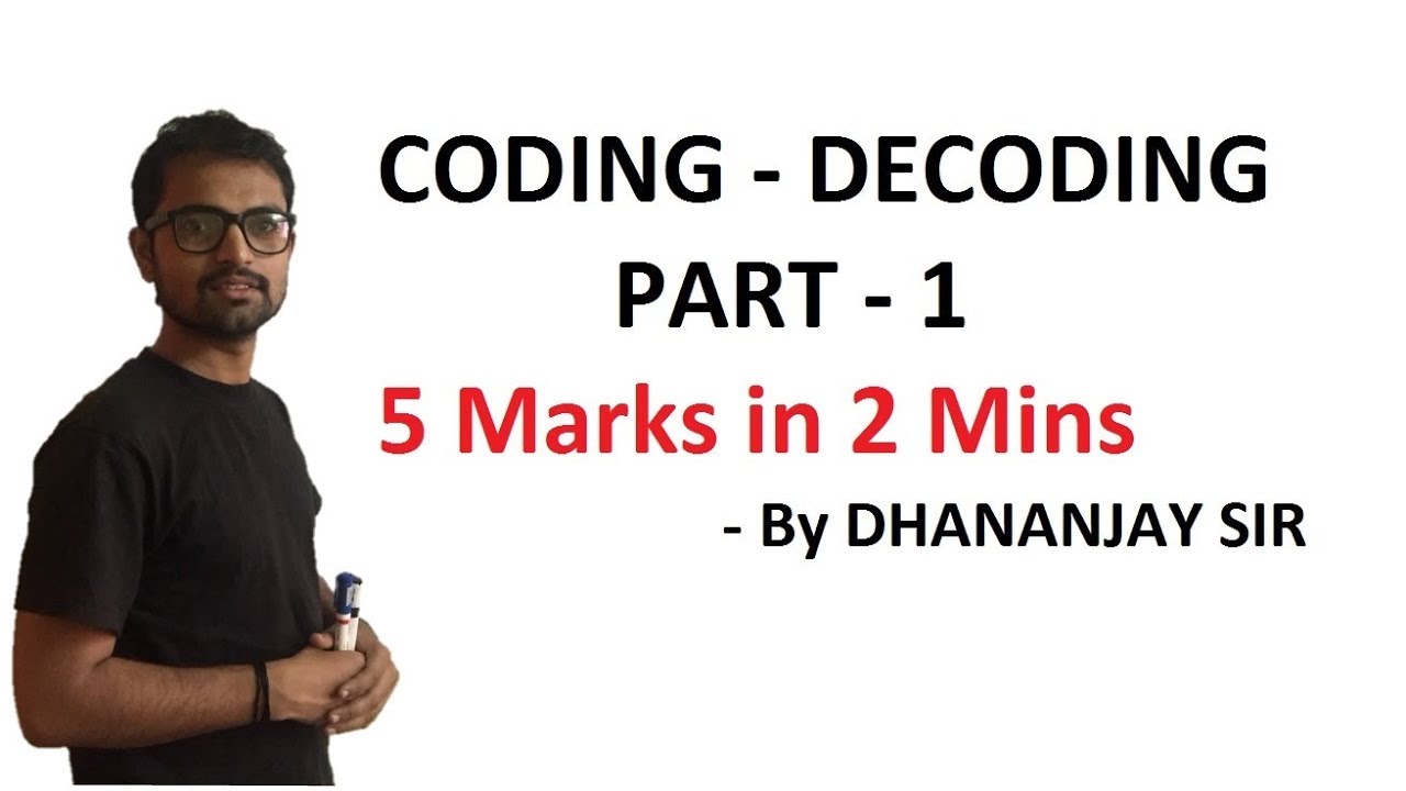 Coding Decoding for all exam Part 01 - YouTube