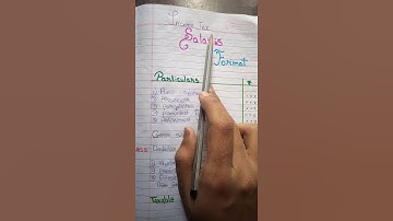 income tax salaries format