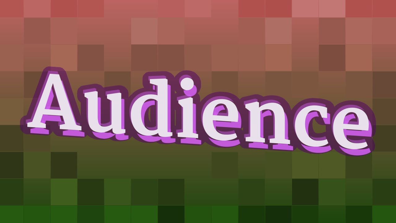 AUDIENCE pronunciation • How to pronounce AUDIENCE - YouTube