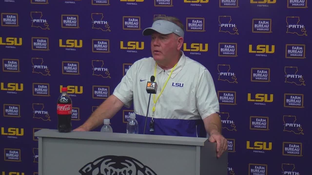 lsu-head-football-coach-brian-kelly-comments-on-athletes-and-the