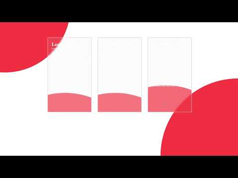 Flow and fill animation with CSS