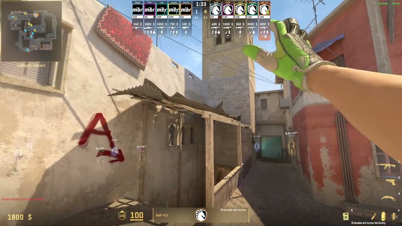 NAF | 14-12 | T A Extremity on Mirage (1,38) vs MIBR @ StarLadder Budapest Major 2025 Stage 2