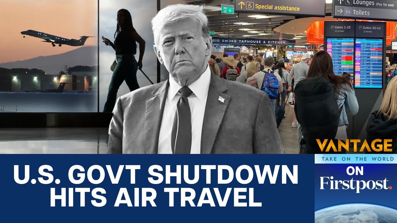 US Shutdown Triggers Flight Delays as Airports Face Staff Shortage | Vantage on Firstpost | N18G