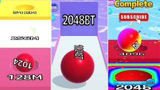 2048 Ball Into Red 4096 Tile Ball Run 2048 Vs Ball Run 2048 Infinity Mode Vs Ball Run Infinity