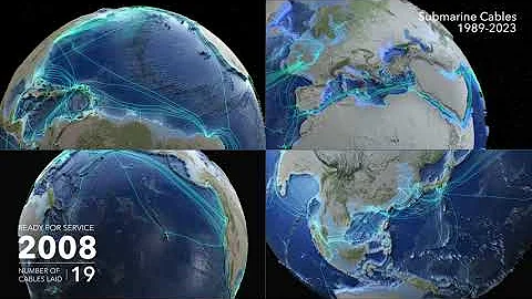 Animated Maps Submarine Cables
