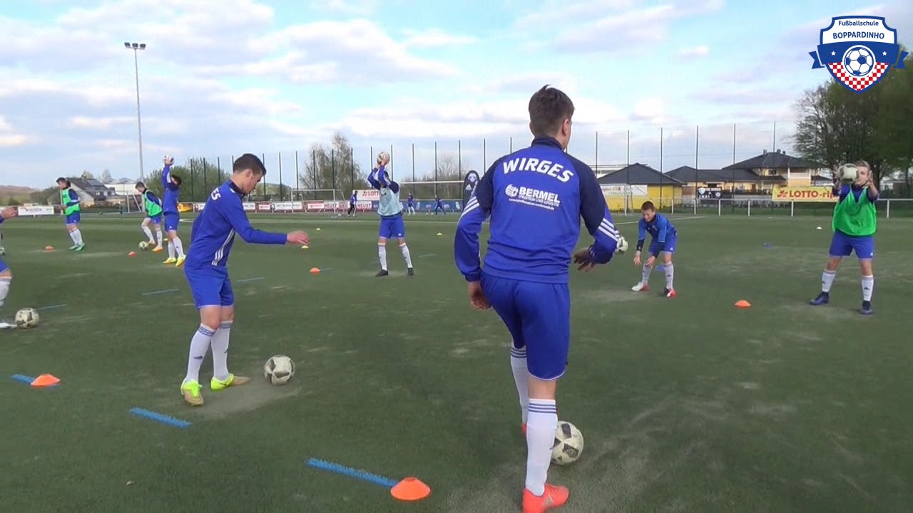 EGC Wirges U15 Trainingsausschnitte mit der Fussballschule Boppardinho