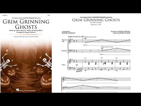 Grim Grinning Ghosts from Disney Parks' Haunted Mansion | SAB Choir | by Roger Emerson
