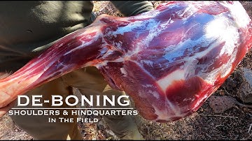 How To Debone / Bone Out Elk or Deer Quarters with Meat Fully Intact