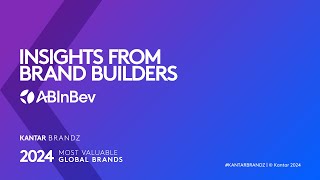 Insights from Brand Builders - Marcel Marcondes, Global Chief Marketing Officer, AB InBev